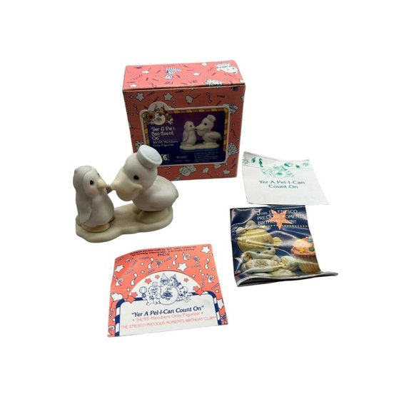 Precious Moments Figurine Birthday Club Yer A Pel-i-can Count On Pelican BC942 - Picture 2 of 14